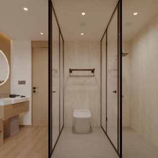 现代酒店卫生间