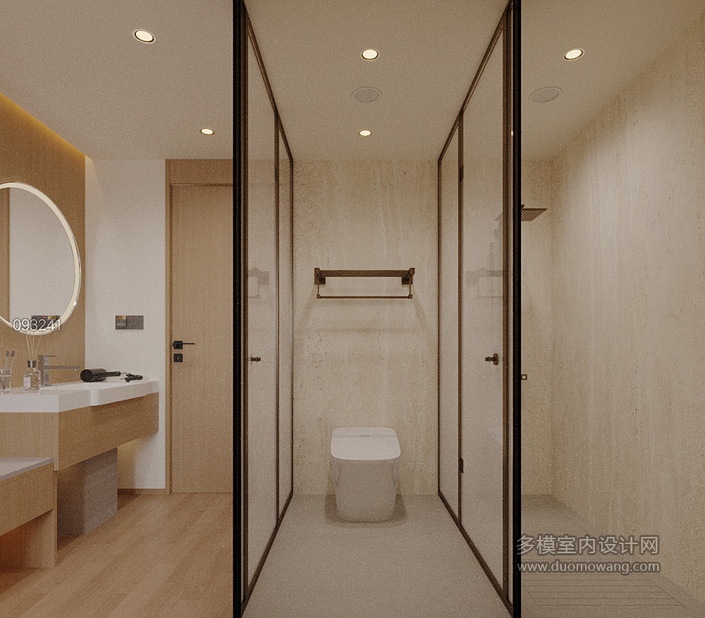 现代酒店卫生间