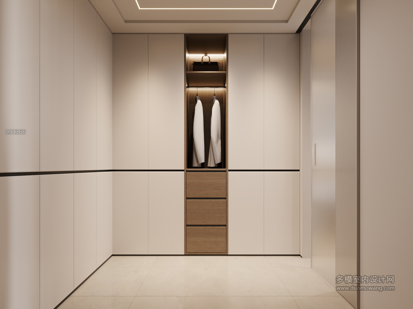 现代衣帽间
