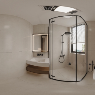 二楼卫生间全景