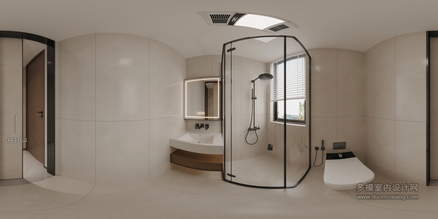 二楼卫生间全景