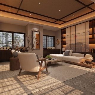 日式民宿休闲茶区1 (1)