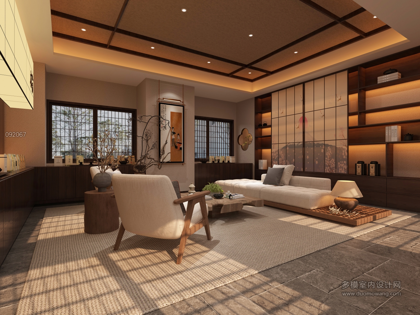 日式民宿休闲茶区1 (1)