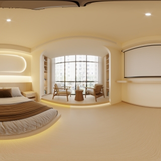 现代_房间1全景