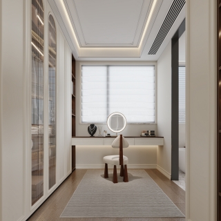 轻法衣帽间特写