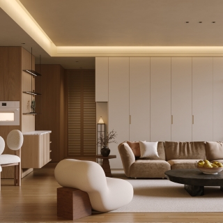 中古侘寂客厅静态1