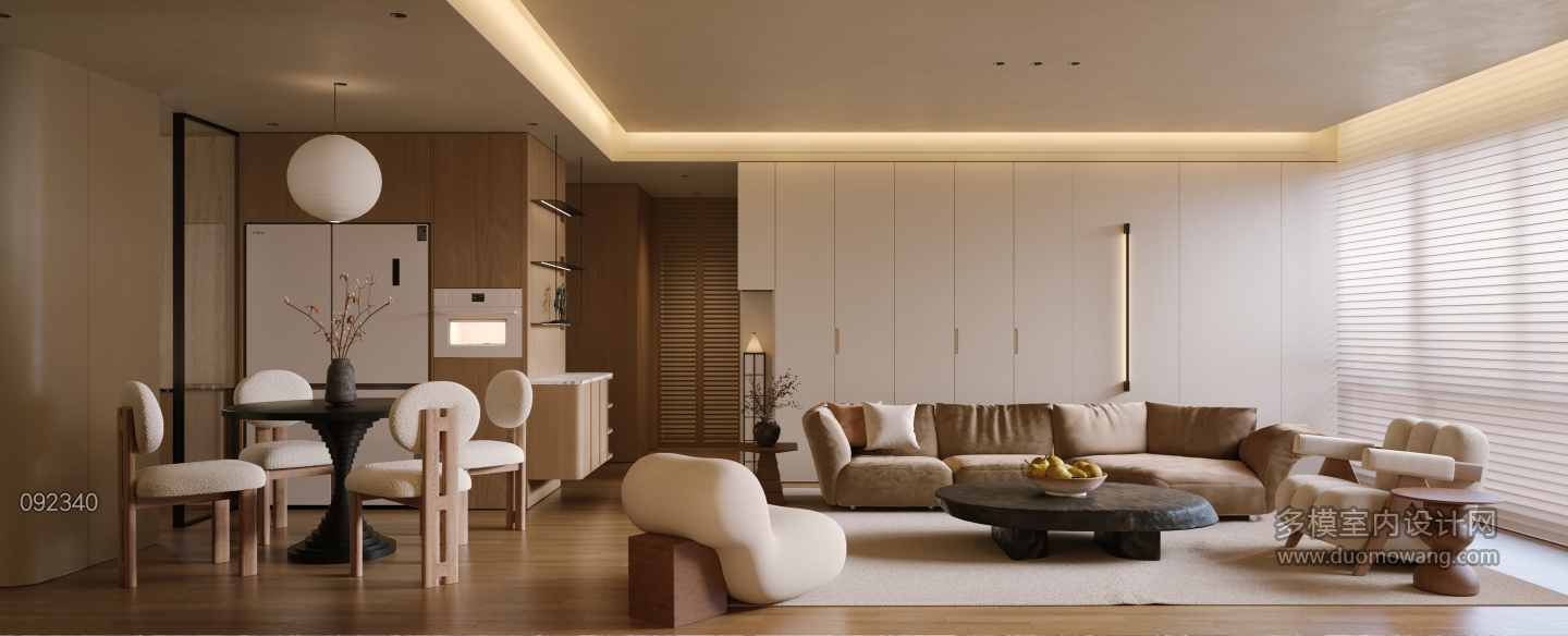 中古侘寂客厅静态1