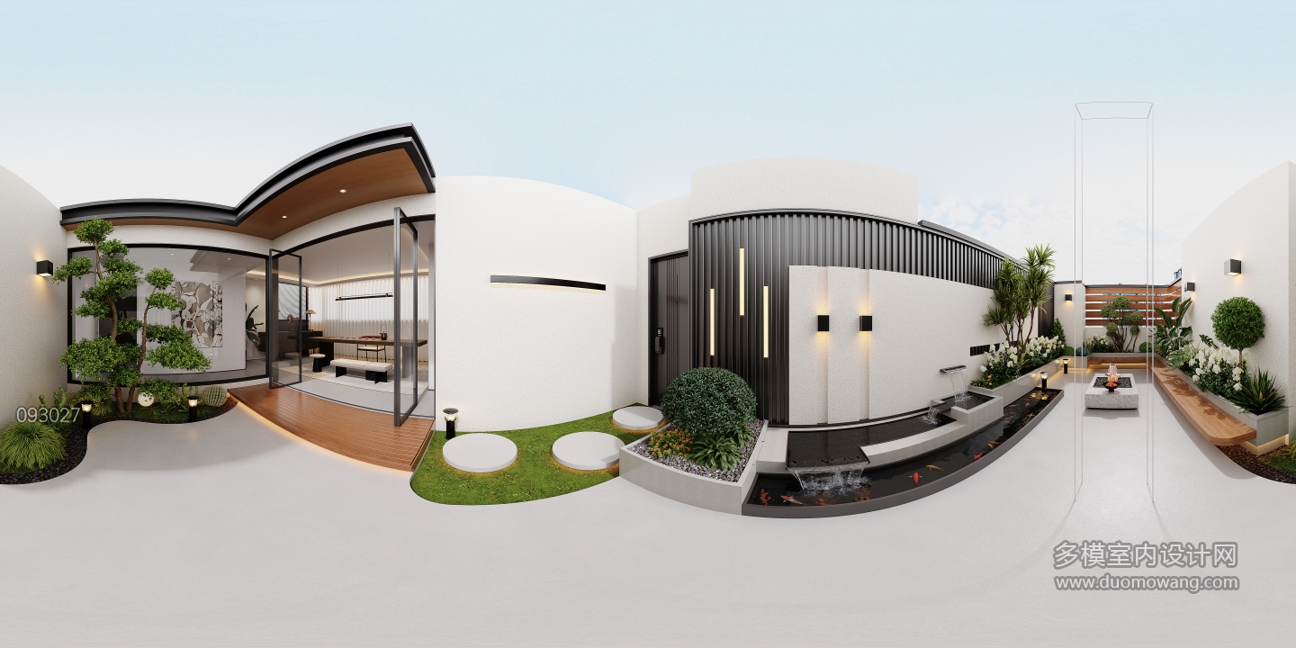 现代顶楼露台360