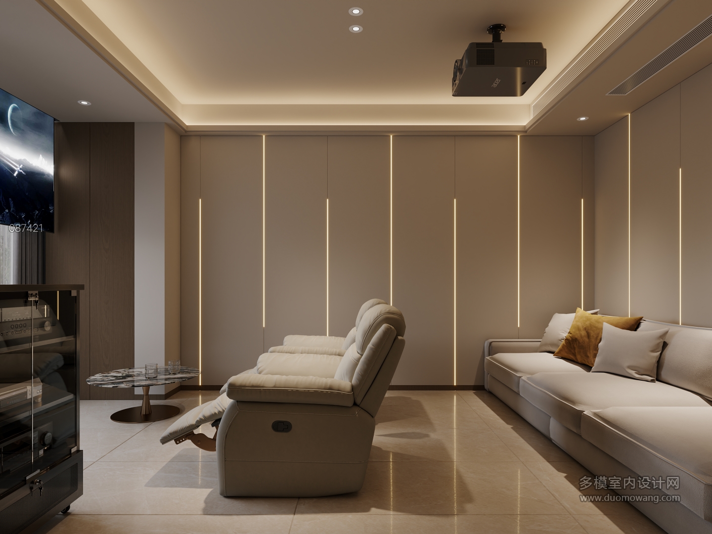 宋式二楼影音室