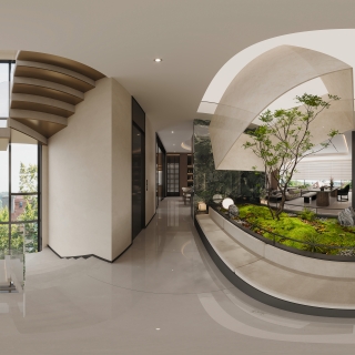 二楼楼梯间全景