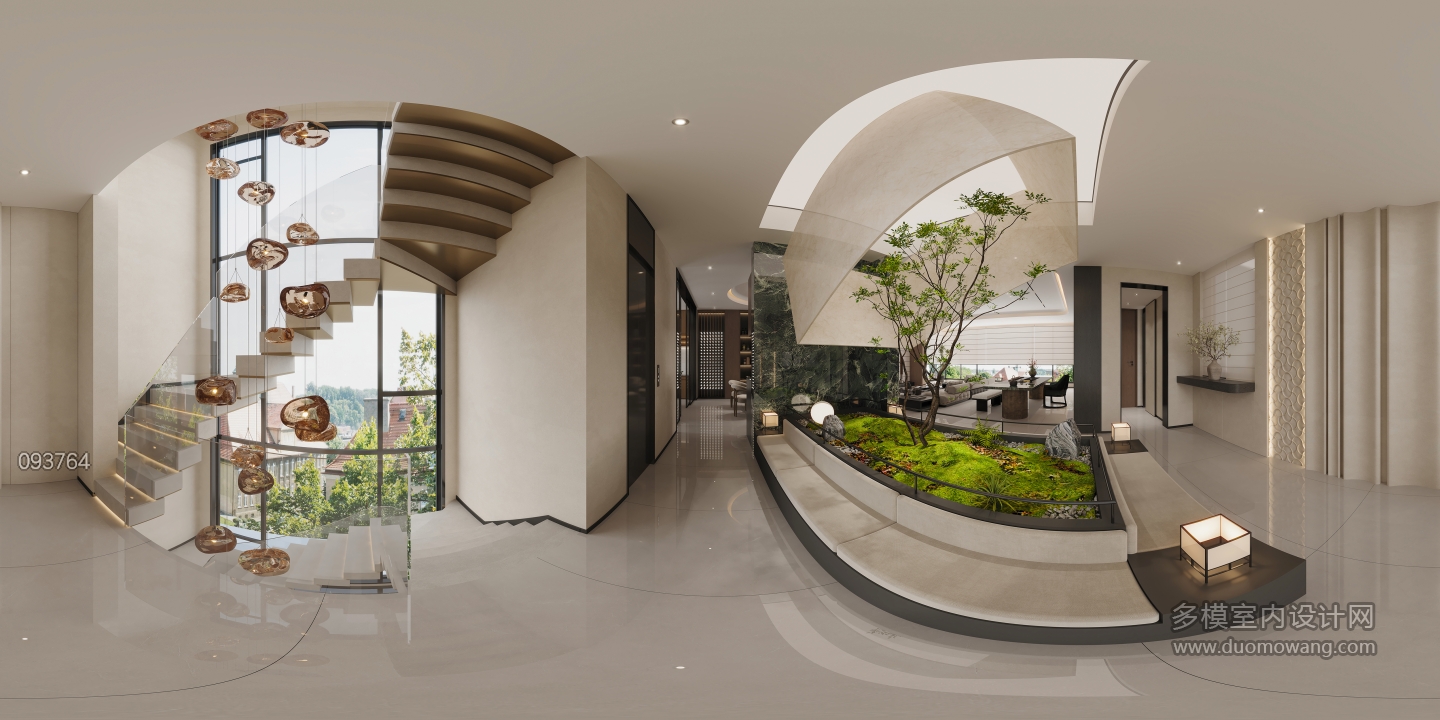 二楼楼梯间全景