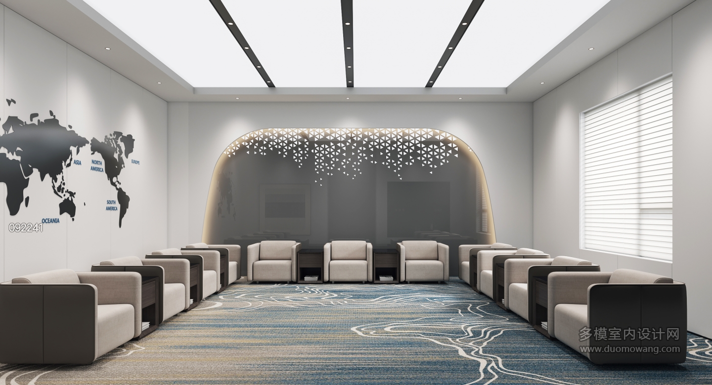 现代办公接待室