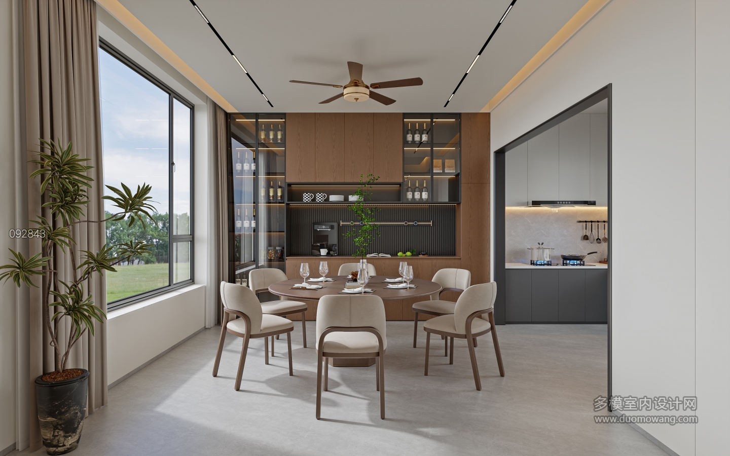 西阳自建房_一层餐厨001