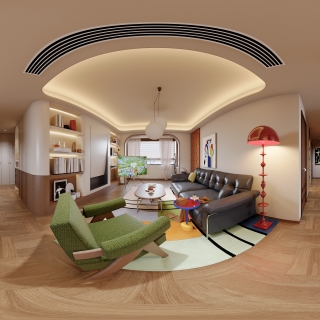 中古包豪斯客厅_客厅全景