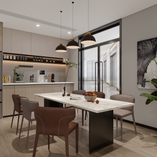 满天下会议室_茶水间_互动式灯光混合