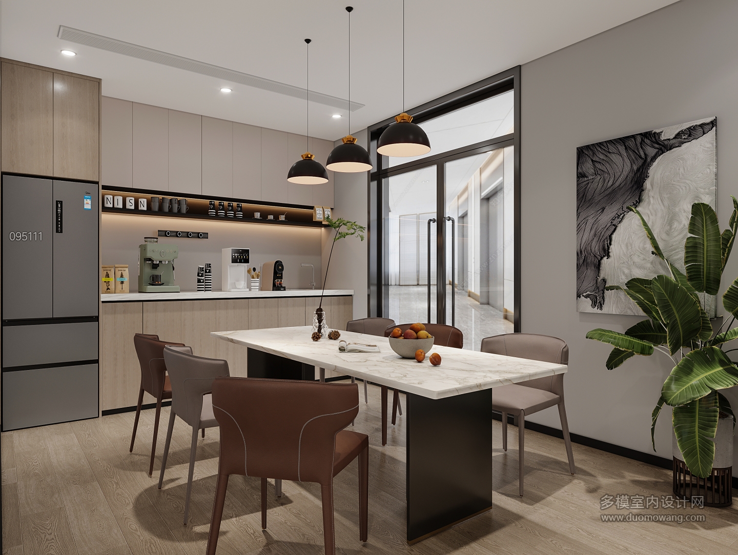 满天下会议室_茶水间_互动式灯光混合