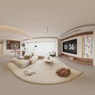 1现代中古风客餐厅