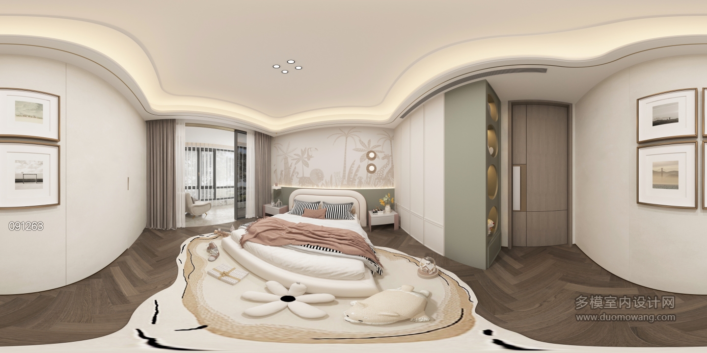 6_4轻奢女儿房全景_0000