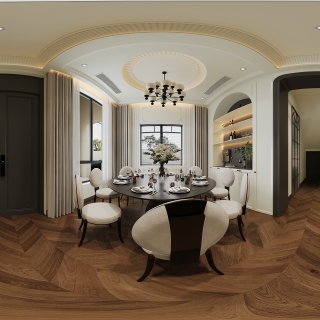 法式一楼餐厅全景
