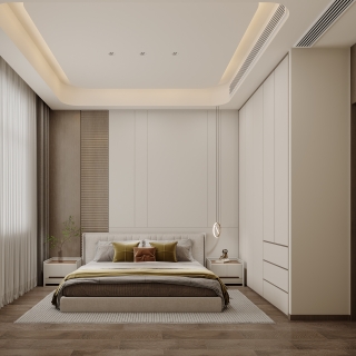 现代-二层次卧特写