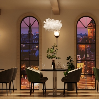 三层，法式餐厅