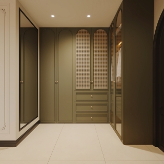 法式主卧衣帽间