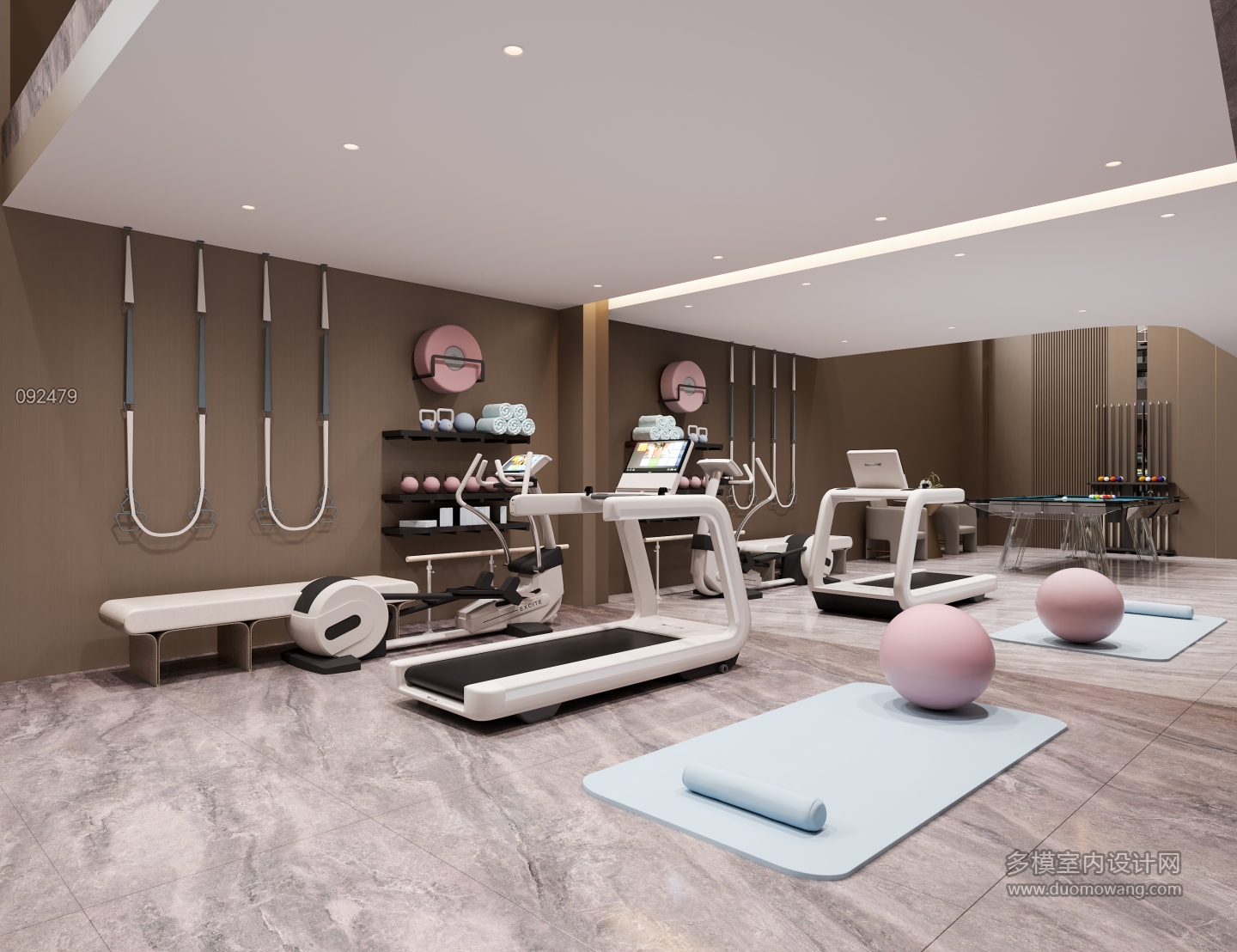 现代健身区