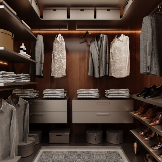 中古工业衣帽间