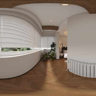 中古主卧阳台全景