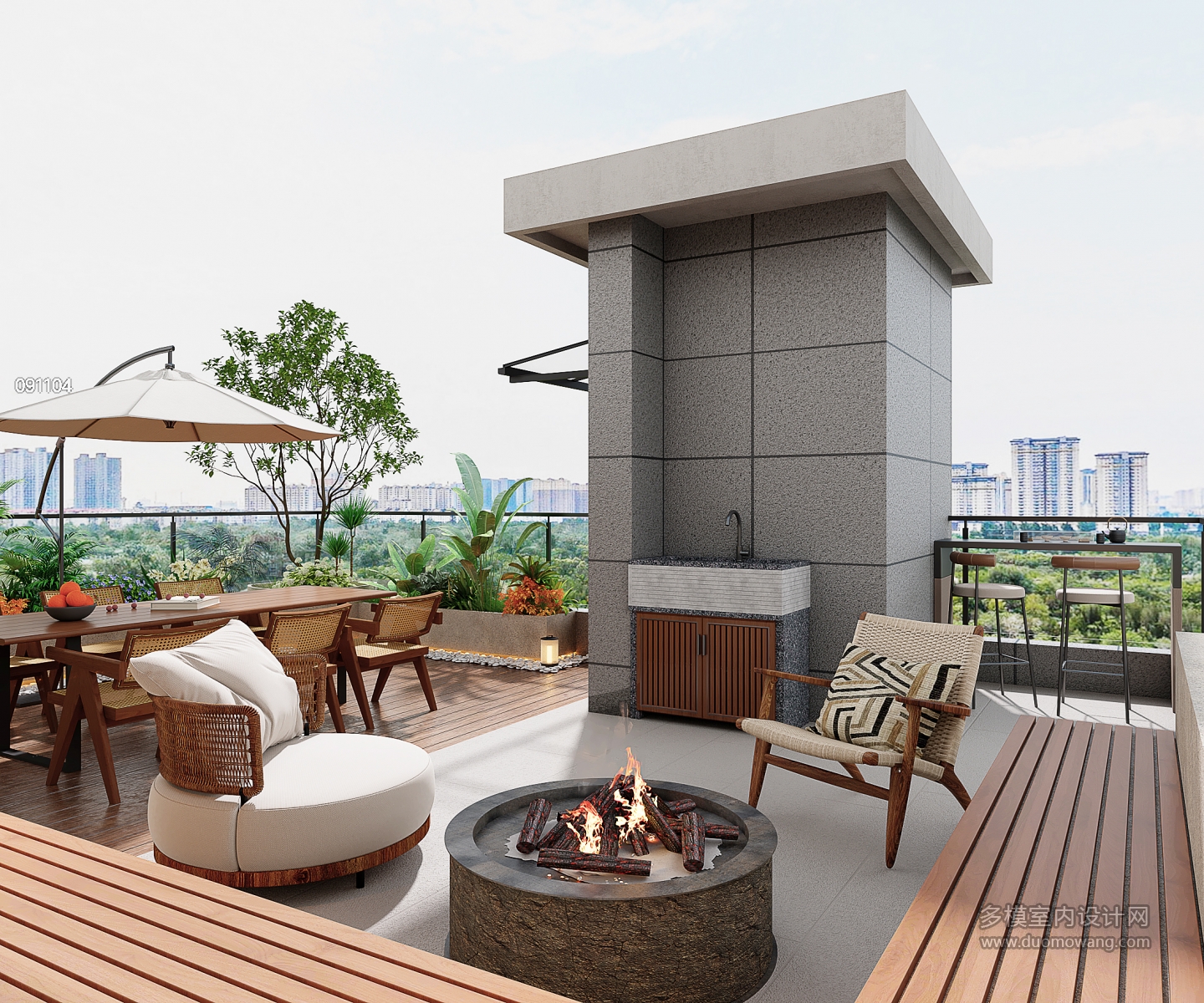 现代露台002