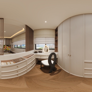 三楼衣帽间全景