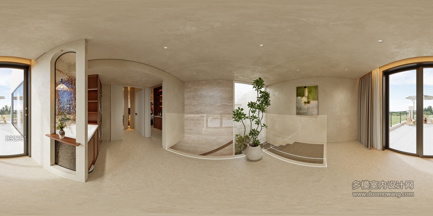 甘露山二层_二层楼梯间