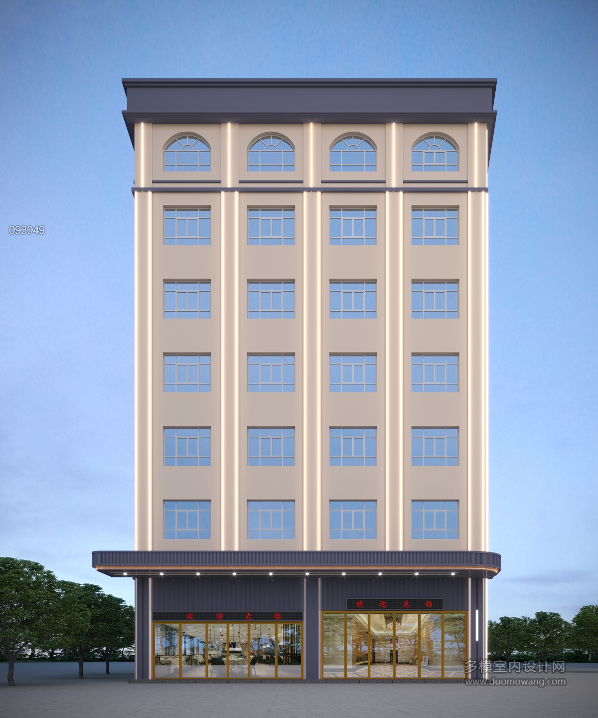 好运来酒店角度1-颜色1