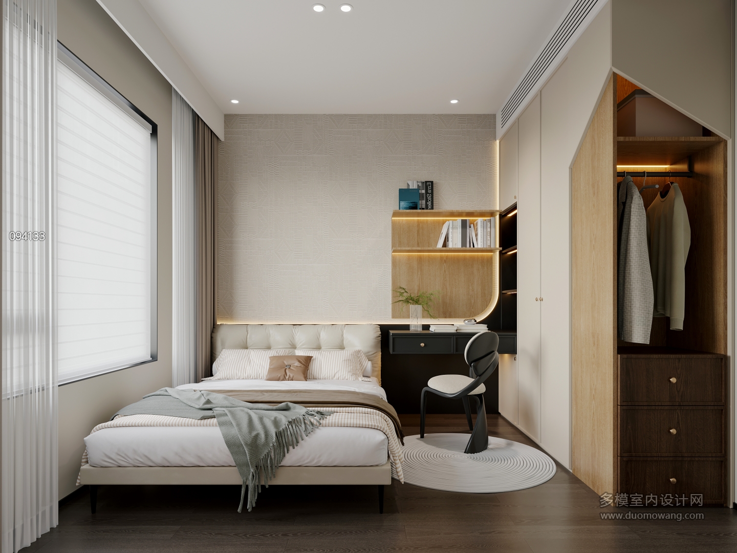 现代中古一层北次卧