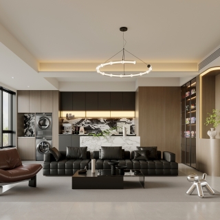 意式一层沙发墙