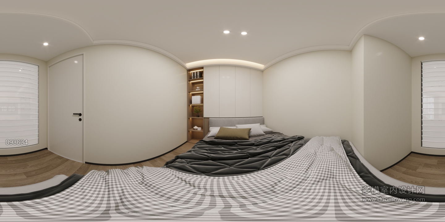 现代次卧2 全景