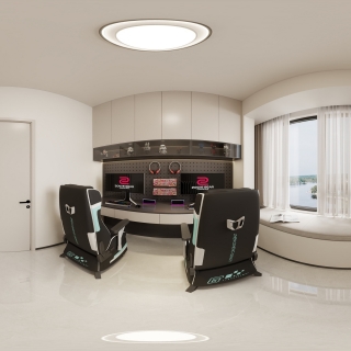 现代电竞房全景