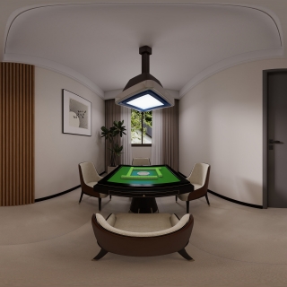 新中式二楼棋牌室