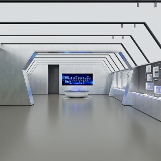 办公大厅2_沙盘