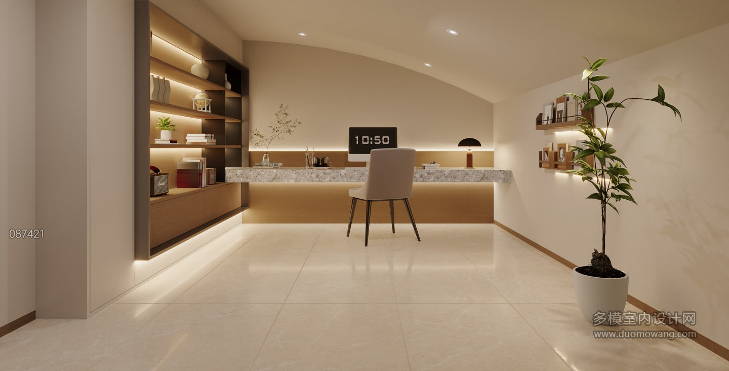 宋式二楼阁楼书房