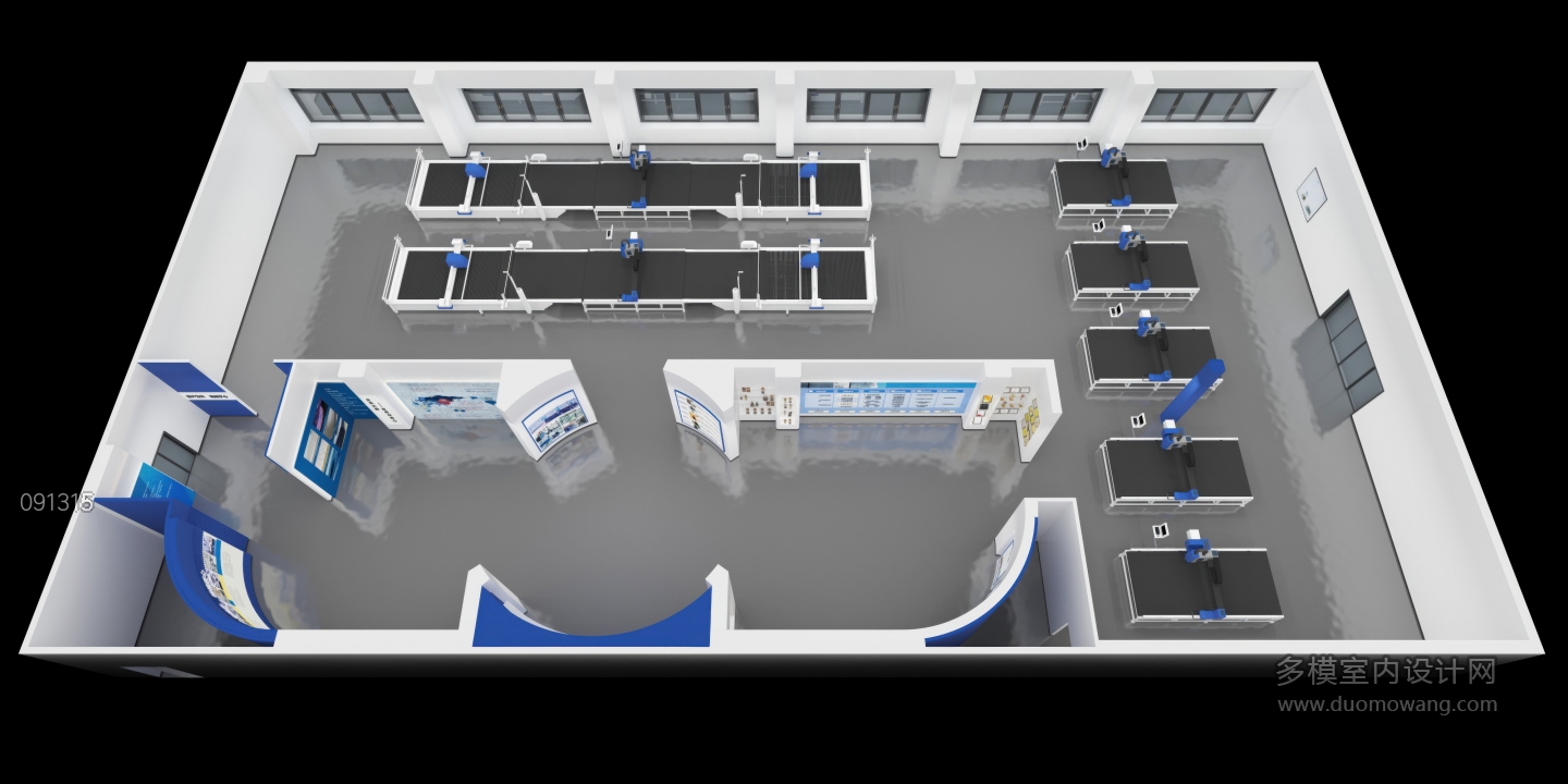 现代科技展厅鸟瞰6