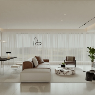 现代 客餐厅 单张4 新