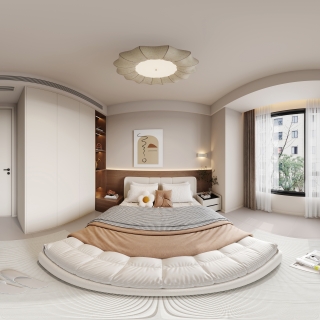 8现代中古风次卧全景