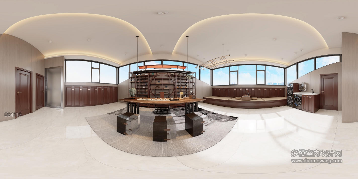 新中式三楼阳光房360