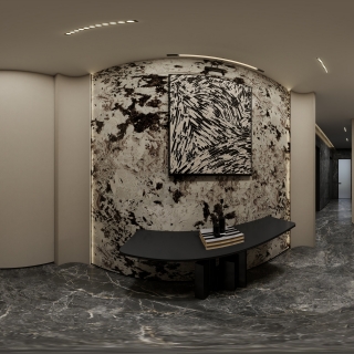 意式入户玄关全景