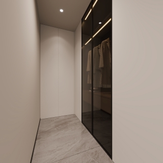 现代房间一衣帽间