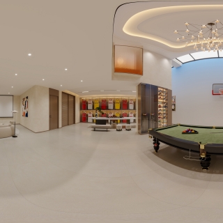 现代地下室全景