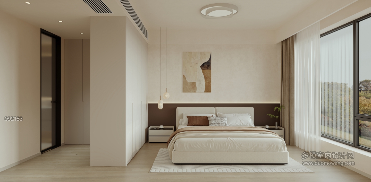 现代 主卧 单张
