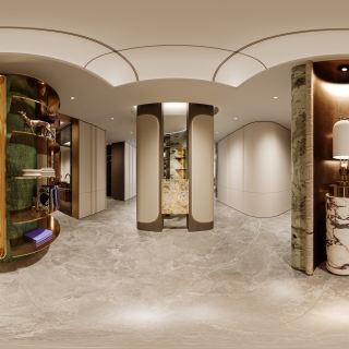 现代室内门厅360