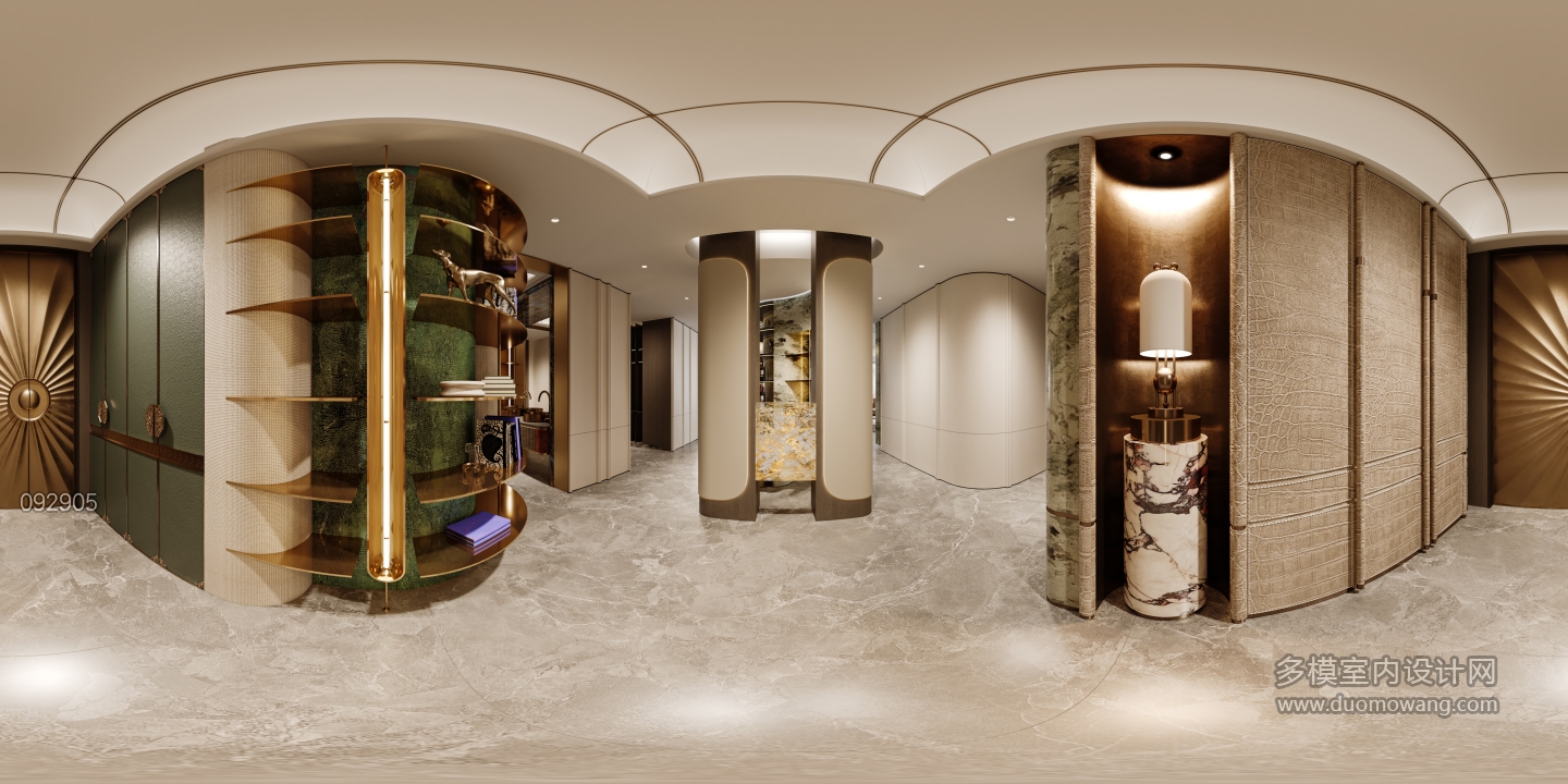 现代室内门厅360